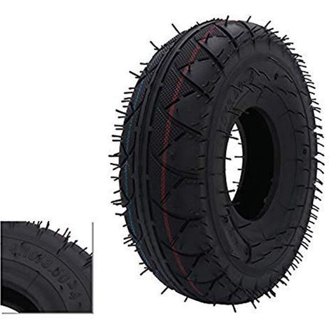 Pneu de rechange pour chariot à main, chariot, chariot utilitaire, chariot de jardin, souffleuse à neige, tondeuse à gazon, brouette, générateur et plus encore, pour moto, scooter, ATV. (1/5)