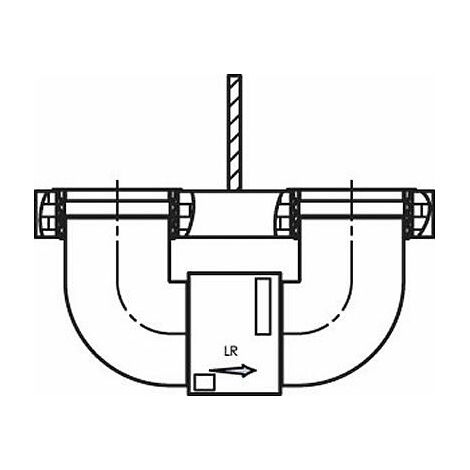 Buderus Logaplus-Paket LKP900-3 unten Paket Luftkanäle f. WLW196iIR 11-14 - 7739612634 von Buderus