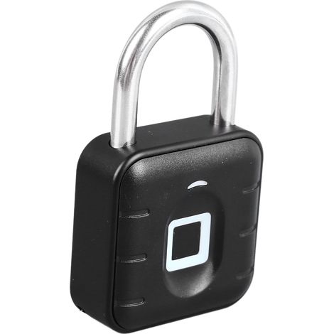 Cadenas à empreinte digitale compatible avec l'application TUYA, déverrouillage Bluetooth, identification rapide, étanchéité IP67, pour casier, chambre d'étudiant, armoire ou tiroir (1/5)