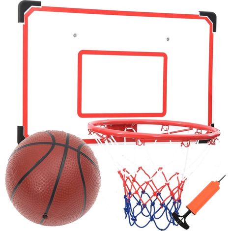 Panneau de Basket + Balle + Pompe. A fixer au mur. 69 X 45 cm (1/5)