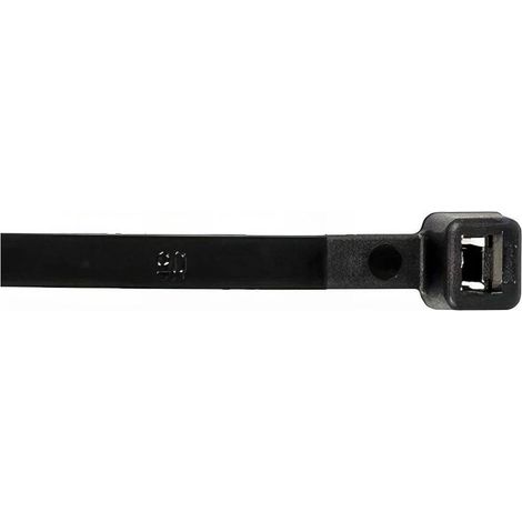 Colliers Électricien Lot de 100 - 4,5 x 300 mm - Noir - Résistants et Pratiques - D-Work