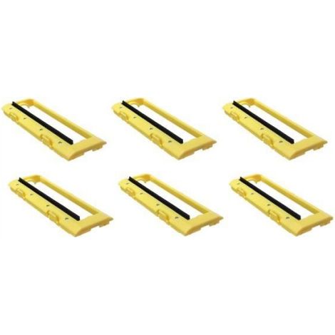 Couvercle Brosse Principale - Pour Balayeuse ILIFE A4 A4S T4 X430 X432 - Plastique - 164 x 57 x 18 mm - Lot de 6 (1/4)