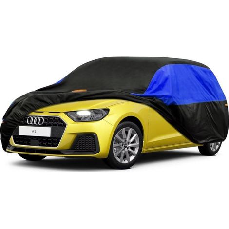 Autoabdeckung wasserdicht atmungsaktiv für Audi A1 (2012-2024) schwarz blau (1/5)