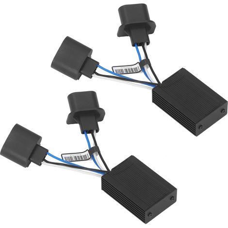 Adaptateur pour ampoule de phare automobile LED H13, décodeur Canbus (lot de 2) : problème de clignotement et d'allumage/extinction. (1/5)