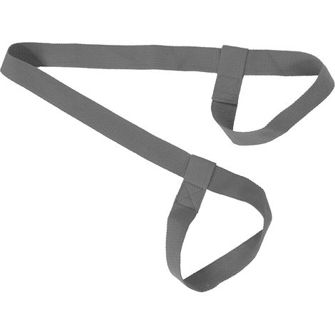 Sangle de Transport Réglable pour Tapis de Yoga, Ceinture Portable pour Sport et Fitness (Gris) (1/5)