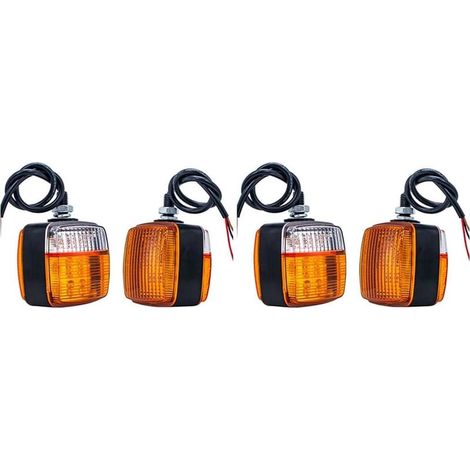 Lot de 4 clignotants LED double face pour chariot élévateur (1/5)