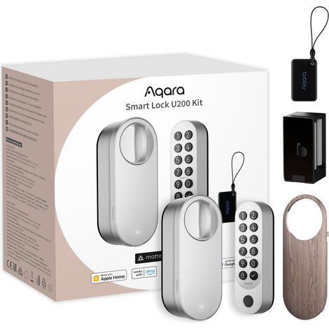 Aqara Smart Lock U200 Silver Cerradura de puerta inteligente