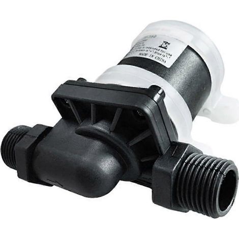 Pompe à eau haute pression sans balais 12 V/24 V CC pour chauffage au sol, avec tuyau de 7 mètres (1/5)