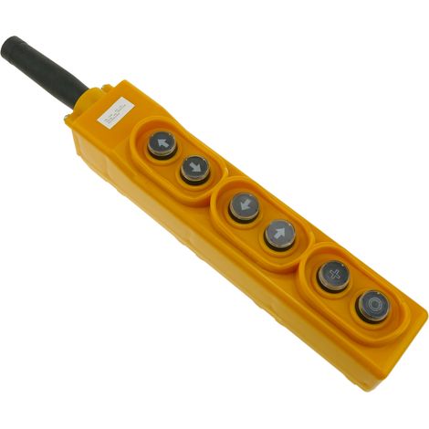 BeMatik - Boîte de commande avec 2+2+2 boutons poussoirs momentanés série COB 70x65x315mm (1/5)