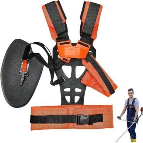 Ceinture D'épaule Double pour Coupe-herbe, Ceinture D'épaule Réglable pour Tondeuse à Gazon, Confort Universel pour Débroussailleuse Accessoires de Jardinage