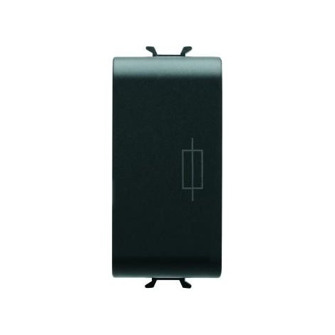 PORTE-FUSIBLE 16A 250V CA 1M NOIR GEWISS GW12491