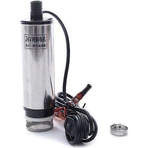 Pompe de transfert de carburant électrique submersible de 51 mm, débit de 30 L/min, 12 V/24 V, pour huile et eau. (1/5)