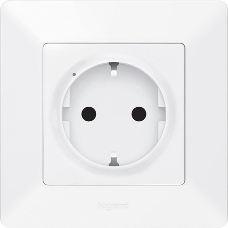 Legrand Schuko 16A Valena Life prise connectée ultra-blanc
