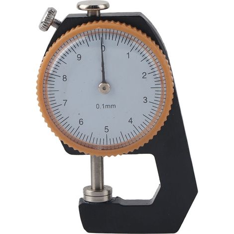 Épaisseur 010mm Jauge à tête plate Testeur d'épaisseur Comparateur 0.1mm (1/5)