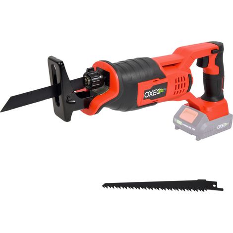 Scie sabre sans fil 18V Easy Full - sans batterie - Vitesse variable 0 à 3000 tr/min - 2 lames pour coupe de bois et métal