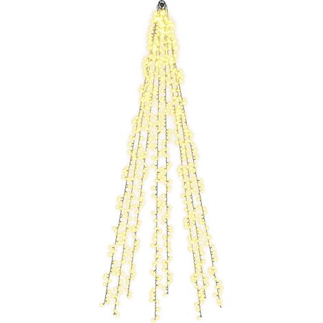 Christmas Tree Lights with 8 LEDs 1000 LEDs Warm White vidaXL (1/5)