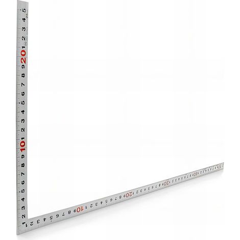 Equerre charpentier inox 500 x 250 mm Shinwa avec double graduation - MFLS - MESU10450 (1/2)