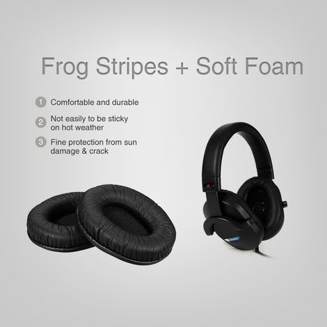 Coussinets d'oreille de rechange à mémoire de forme compatibles avec les casques Sony MDR-7506, MDR-V6, MDR-CD et 900ST (1/5)