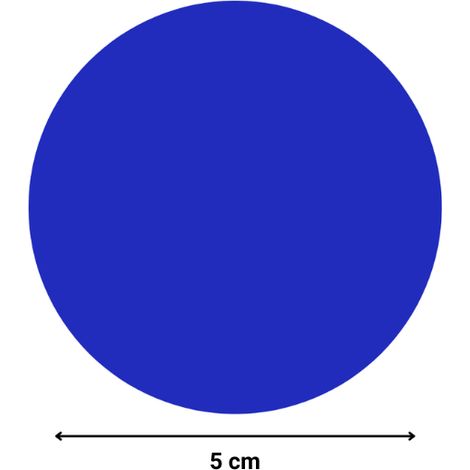 Rond verre acrylique bleu 3 mm - Diamètre 5 cm (50 mm) - Disque verre synthétique - Plaque PMMA XT - Plexiglass (1/5)