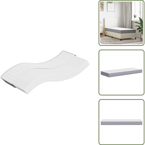 vidaXL Kindermatratze Schaumstoff Mittelweich 80x160 cm (1/5)