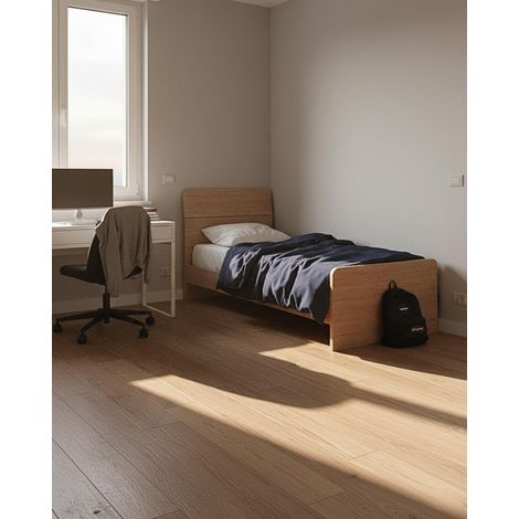 Letto Comby con fascioni e pediera - Letto singolo 87 x 197 - Struttura virginia - Rete e materasso esclusi (1/5)