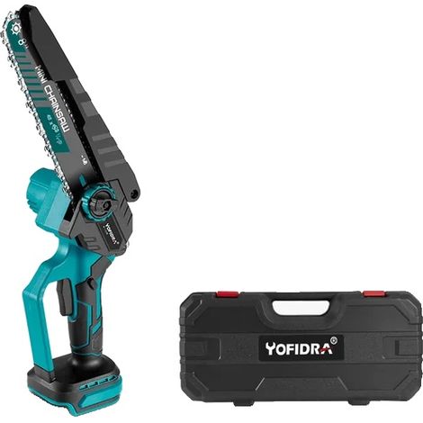 Scie d'élagage électrique, moteur sans balais, sans fil et rechargeable, sans batterie (1/2)