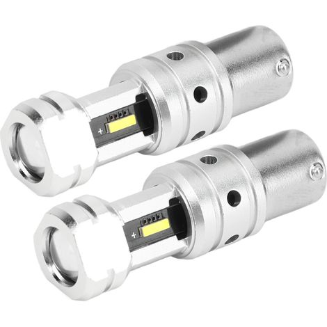 2 Stück 2400 lm 100 W 1156 LED-Rückfahrscheinwerfer, Blinker, Rückfahrlicht, für Auto, LKW, Wohnmobil, weißes Licht (6000 K) (1/5)