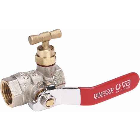 Valvola a sfera FF con scarico PN 40 2"