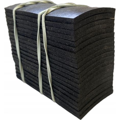 Gummipads für Balken 80x40x3, 100 Stück, Terrasse (1/3)