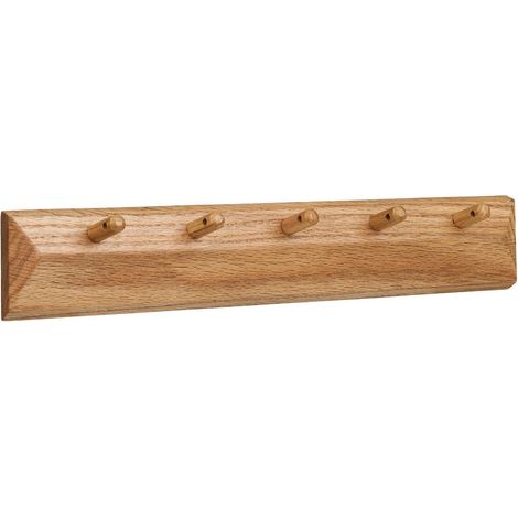 Elna Wandgarderobe 5 Haken Eiche.