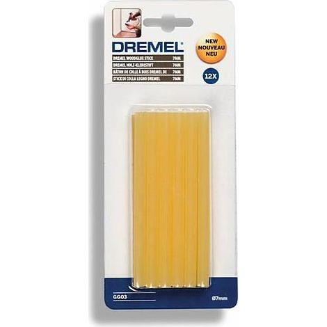 Dremel Klebestifte Ø 7 mm transparent-gelb Heißkleber