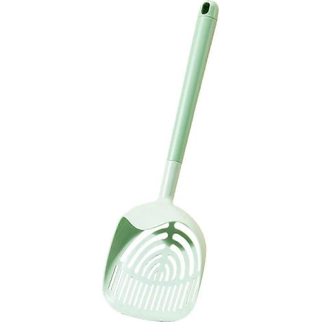 Pelle à litière pour chat, outil de nettoyage pour animaux de compagnie en PP, ergonomique, légère, tamisage rapide, pelle à litière détachable, pelle profonde pour animalerie et maison-Green (1/5)