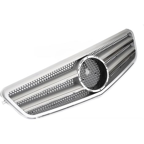 Grille calandre Mercedes classe C W204 de 2007 a 2014 Look CL Argent chrome-42692673