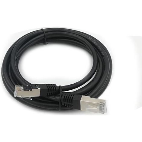 Câble RJ45 - LINÉAIRE - PCC6FNE - Cat.6 - Blindé - F/UTP - Noir - 3 m (1/2)