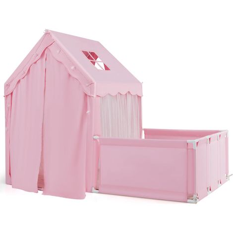 Besoin d’un espace sûr pour enfant Cette tente de jeu avec matelas et rideau en maille répond au quotidien (1/5)