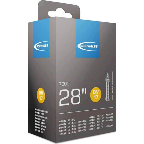 Schwalbe Fahrradschlauch DV 17, 27"/28" (1/3)