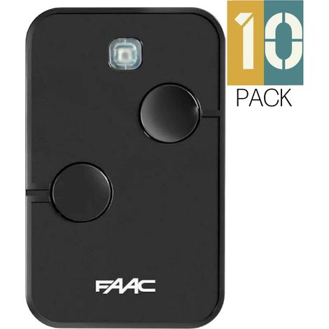 Télécommande FAAC XTO2 SLH-SL-DS-RC 433 MHz Pack de 10