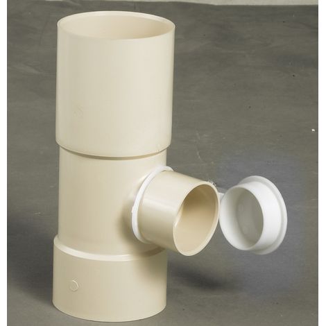 Girpi – Collecteur d'eau PVC sable – Raccord pour gouttière – Diamètre 50 mm – Résistant aux UV et à la corrosion – Installation facile et démontable