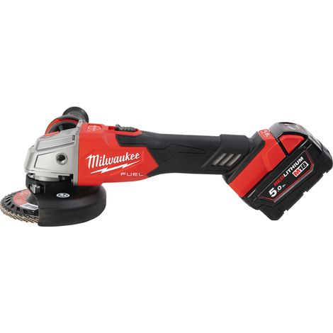 Smerigliatrice angolare 125 mm con interruttore a slitta e freno m18 fuel™ milwaukee M18FSAG125XB (1/4)