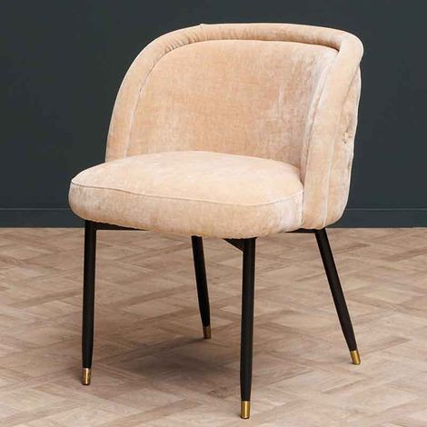 Chaise capitonnée Tramell 57x63x76cm (1/5)