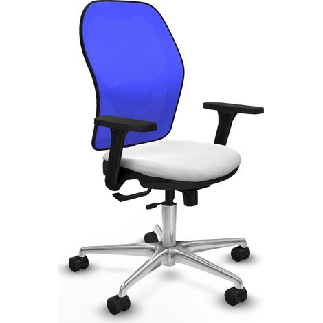 Silla piqueras y crespo Jorquera azul aluminio cómoda (1/2)