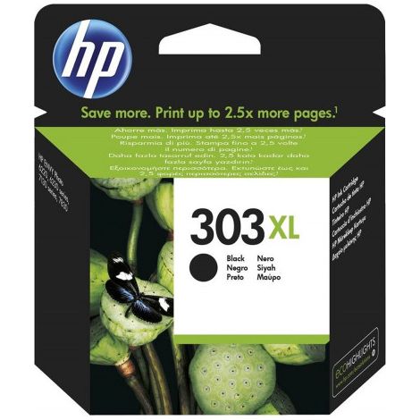 HP Cartouche d’encre noir 303XL grande capacité authentique (1/7)