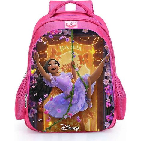 Mochila escolar infantil Encanto color rosa (1/5)