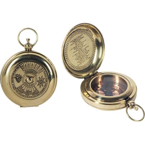 Signes Grimalt Náutico Decoracion Brújula Nautico Dorado 5x7x2cm 15854