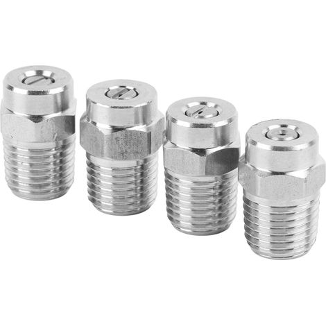 Lot de 4 buses filetées pour voiture, buses de rechange professionnelles haute pression pour stations de lavage auto (1/5)