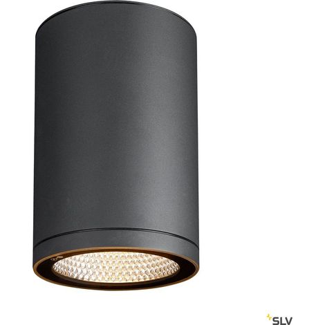 Plafonniers extérieurs LED ENOLA plafonnier extérieur rond L anthracite LED 35W 3000K/4000K IP65 - SLV 1003442