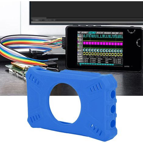 Étui de protection portable en silicone pour mini-oscilloscope DS213 (bleu) (1/5)