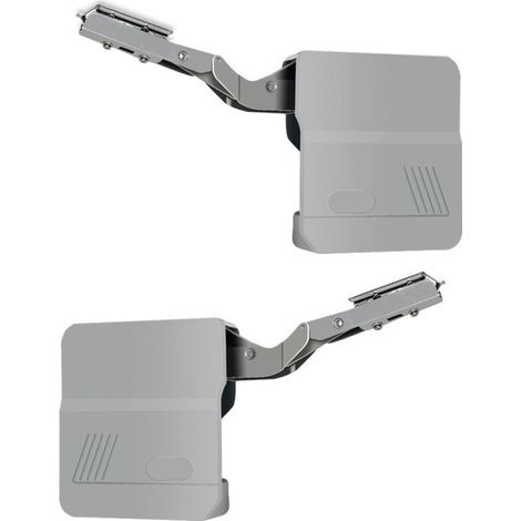 Bras pour portes battantes vers le haut (système de lift) - Système de levage de portes de cuisine - Bras de levage de portes avec montage sans charnières (charge maximale 5-6 kg)