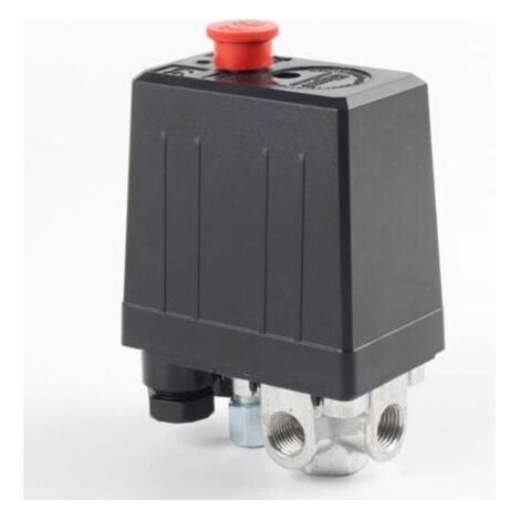 Pair Pressostat de compresseur d'air avec 4 sorties pièces de compresseur de soupape de commande de pressostat(220V) (1/5)