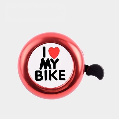 2 timbres de bicicleta para niños, mini timbre para bicicleta, patinete, triciclo, mini timbre de bicicleta, regalo para el Día del Niño, rojo (1/5)